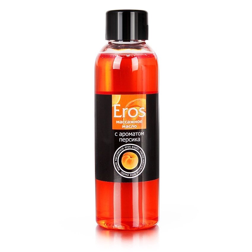 Масло массажное EROS EXOTIC (с ароматом персика)  флакон 75 мл от компании Оптовая компания "Sex Opt" - фото 1