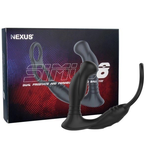 Массажер простаты с кольцами для пениса и мошонки*NEXUS SIMUL8 от компании Оптовая компания "Sex Opt" - фото 1