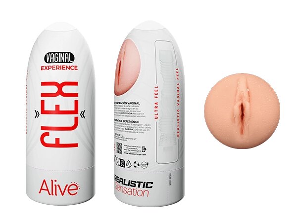 Мастурбатор Flex Vaginal (M) от Alive от компании Оптовая компания "Sex Opt" - фото 1