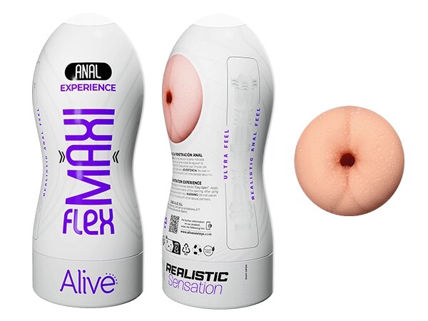 Мастурбатор Maxi Flex Anal (L) от Alive от компании Оптовая компания "Sex Opt" - фото 1