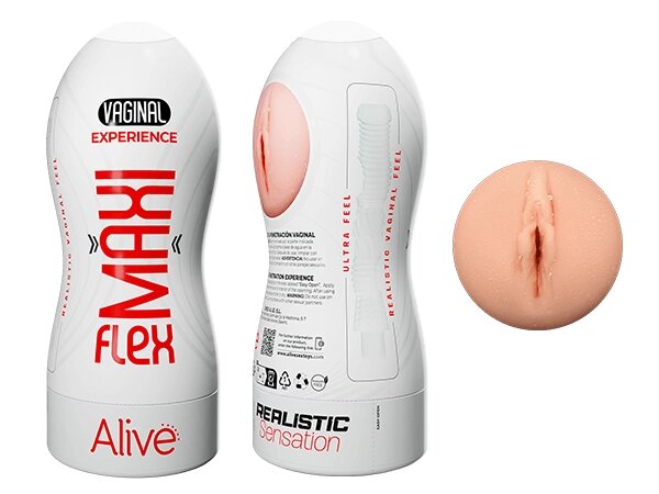 Мастурбатор Maxi Flex Vaginal (L) от Alive от компании Оптовая компания "Sex Opt" - фото 1