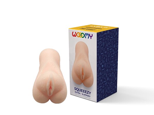 Мастурбатор реалистичный Squeeezy (вагина) от WOOOMY от компании Оптовая компания "Sex Opt" - фото 1