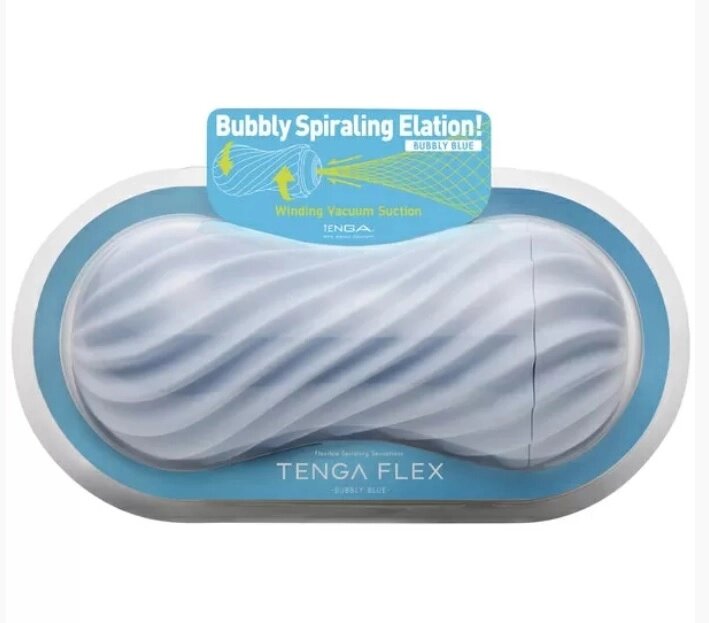 Мастурбатор Tenga Flex Bubbly Blue от компании Оптовая компания "Sex Opt" - фото 1