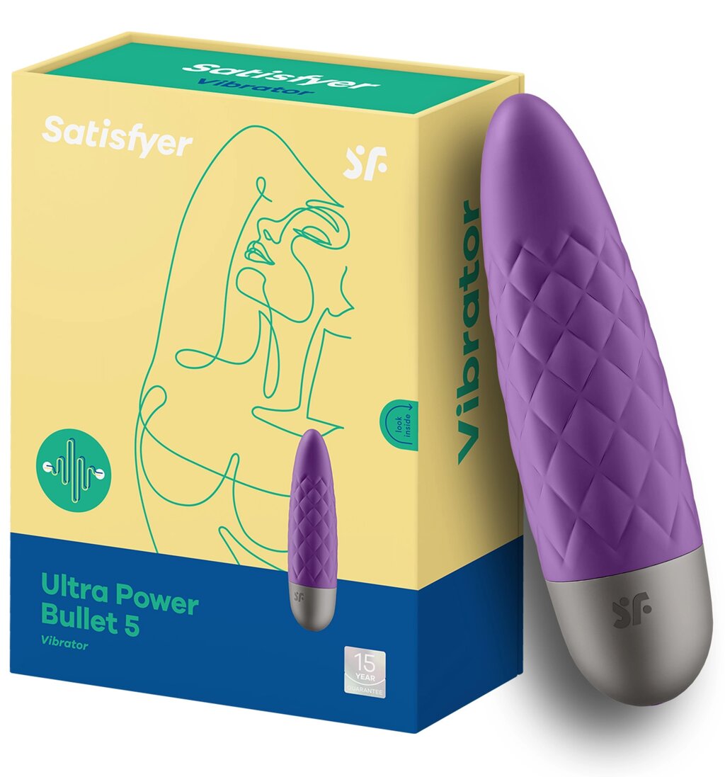 Мини-вибратор Satisfyer Ultra Power Bullet 5 фиолетовый от компании Оптовая компания "Sex Opt" - фото 1