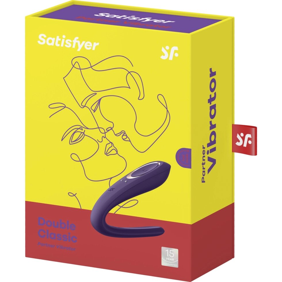 Многофункциональный стимулятор для пар Satisfyer Double Classic от компании Оптовая компания "Sex Opt" - фото 1