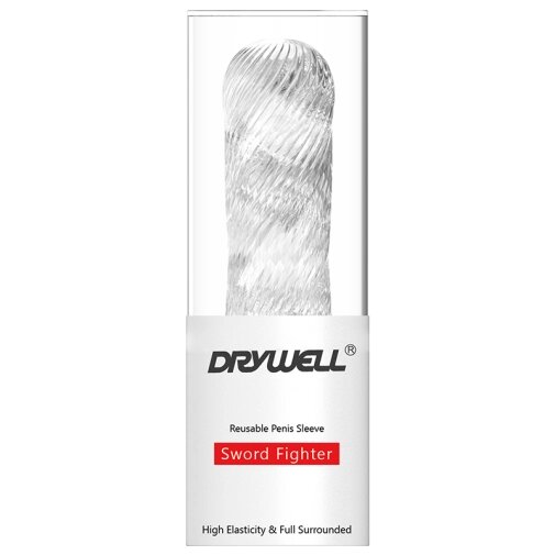 Многоразовая насадка для увеличения пениса - DryWell Sword Fighter от компании Оптовая компания "Sex Opt" - фото 1