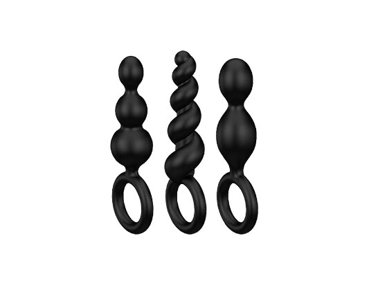 Набор анальных игрушек Satisfyer Booty Call black (набор 3 шт) от компании Оптовая компания "Sex Opt" - фото 1