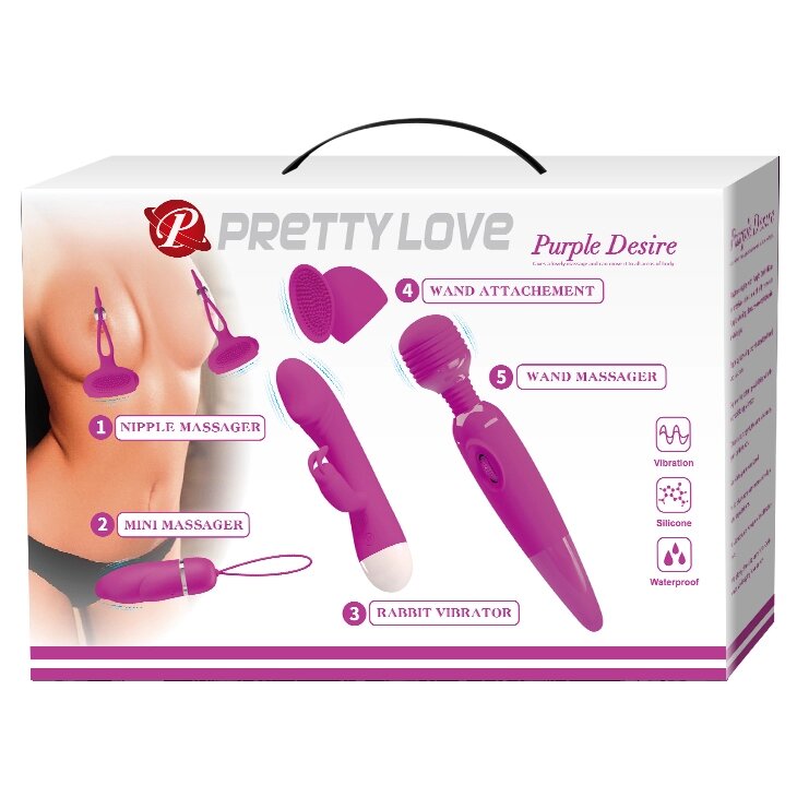 Набор секс игрушек Purple desire от компании Оптовая компания "Sex Opt" - фото 1