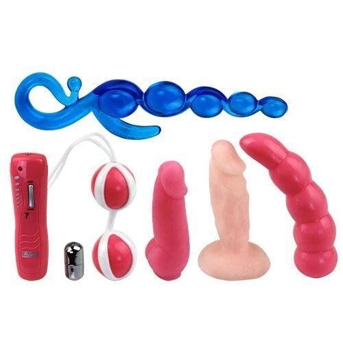 Набор удовольствий (6 предметов) от компании Оптовая компания "Sex Opt" - фото 1