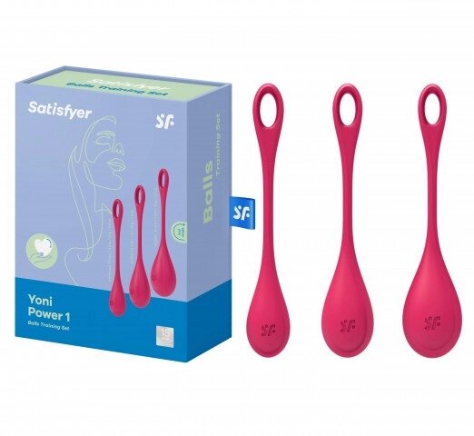 Набор вагинальных шариков Satisfyer Yoni Power 1 розовые от компании Оптовая компания "Sex Opt" - фото 1