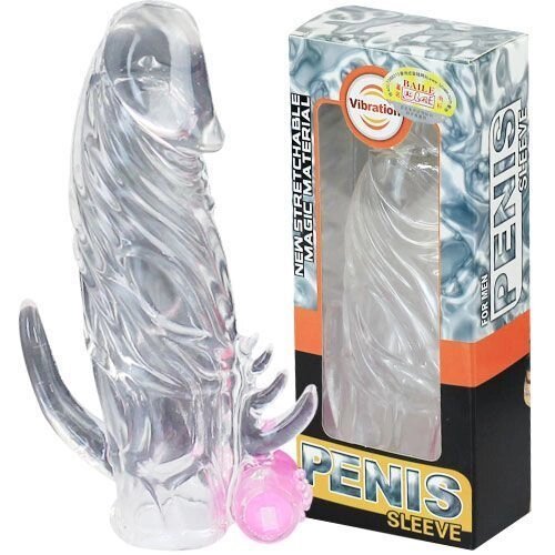 Насадка на пенис со стимулятором клитора от компании Оптовая компания "Sex Opt" - фото 1