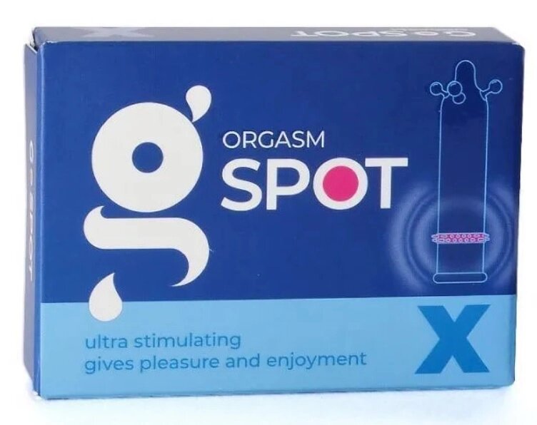 Насадка стимулирующая G-Spot X от компании Оптовая компания "Sex Opt" - фото 1