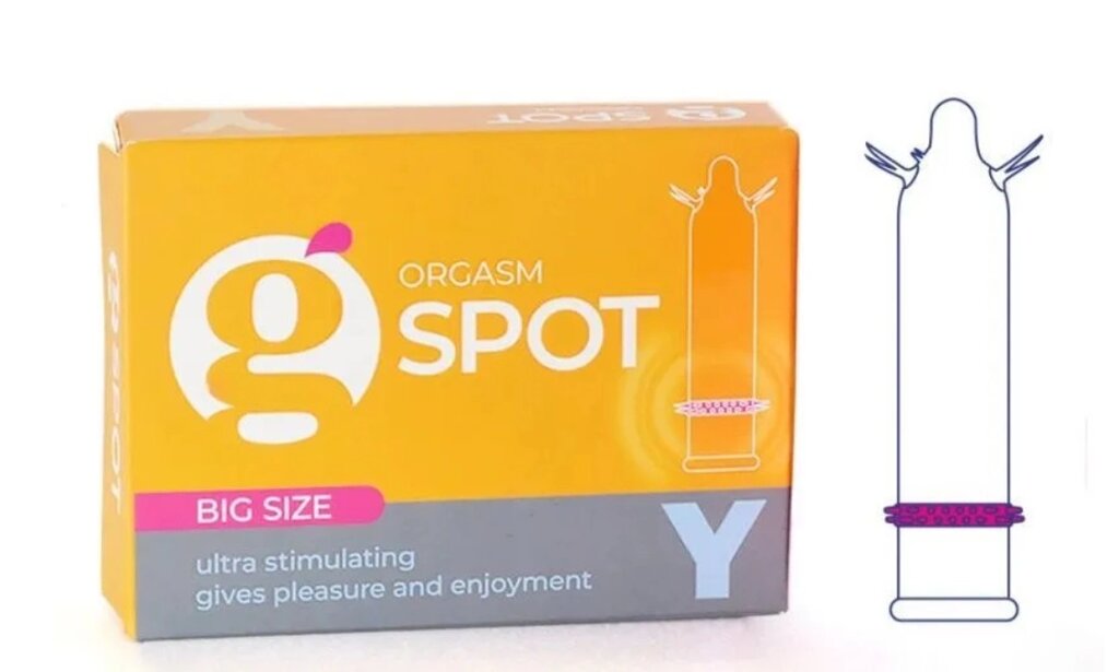 Насадка стимулирующая G-Spot Y Big size от компании Оптовая компания "Sex Opt" - фото 1
