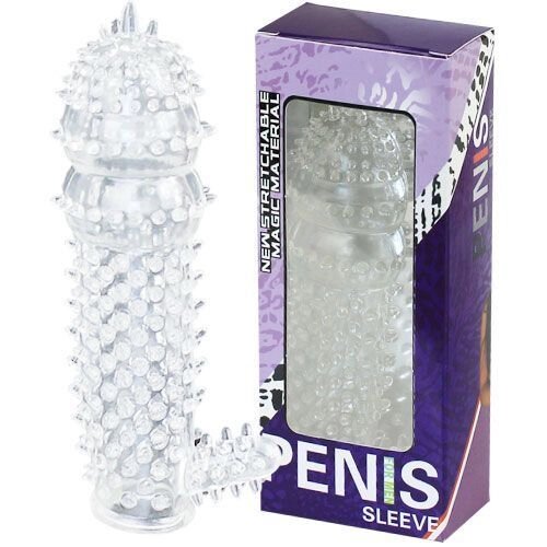 Насадка - удлинитель пениса прозрачная от компании Оптовая компания "Sex Opt" - фото 1