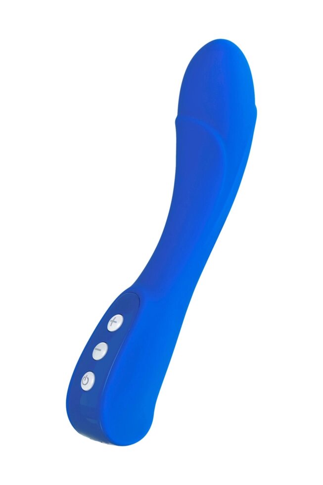Нереалистичный вибратор L'EROINA by TOYFA Blury синий от компании Оптовая компания "Sex Opt" - фото 1