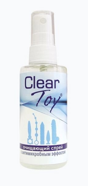Очищающий спрей с антимикробным эффектом "CLEAR TOY" 100 мл от компании Оптовая компания "Sex Opt" - фото 1