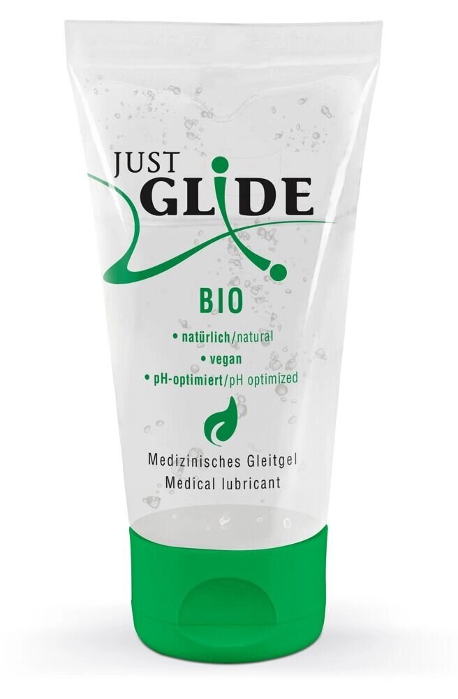 Органическая смазка на водной основе Just Glide Bio 50 мл. от компании Оптовая компания "Sex Opt" - фото 1