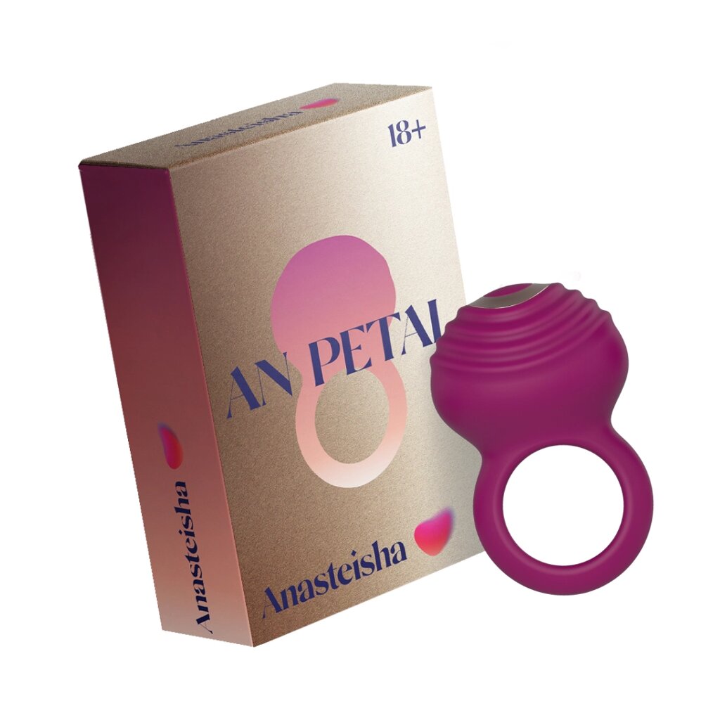 Перезаряжаемое эрекционное кольцо AN Petal от Anasteisha от компании Оптовая компания "Sex Opt" - фото 1