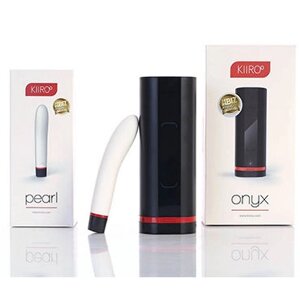 KIIROO Набор для секса на расстоянии (Мастурбатор Onyx+Вибратор Pearl)