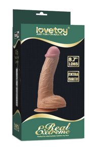 Фаллоимитатор с вибрацией Real Extreme Extra Girth (22 см)