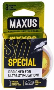 Презервативы точечно-ребристые MAXUS AIR Special №3
