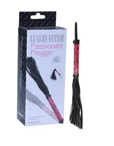 Плеть PASSIONATE FLOGGER (красная рукоять)