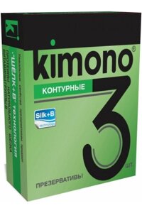 ПРЕЗЕРВАТИВЫ KIMONO (контурные) 3 шт.