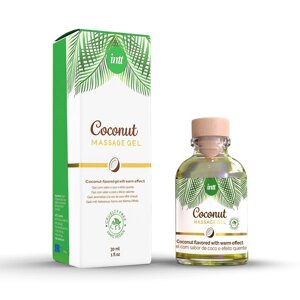 Массажный гель с эффектом тепла, Coconut 30 мл.