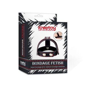 Кожаный бондаж на мошонку и пенис Bondage Fetish Lovetoy