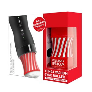 Набор Tenga Vacuum Gyro Roller: Мастурбатор и устройство для вращения и создания вакуума