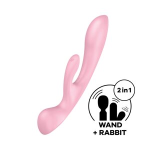 Вибратор-кролик Satisfyer Triple Oh розовый