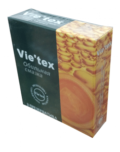 Презервативы Vietex с обильной смазкой (12 пачек по 3 шт)