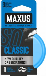 Презервативы "MAXUS" CLASSIC №3 (классические) в железном кейсе