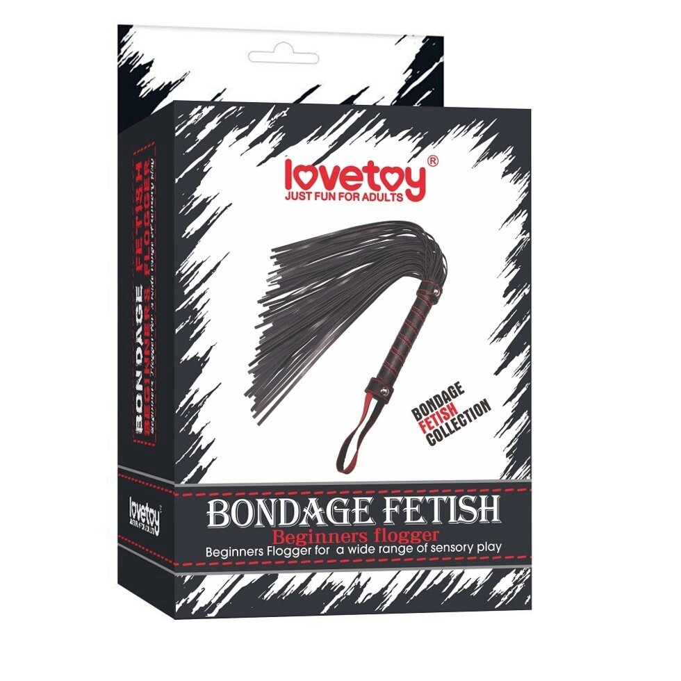 Плеть-флоггер Bondage Fetish от компании Оптовая компания "Sex Opt" - фото 1
