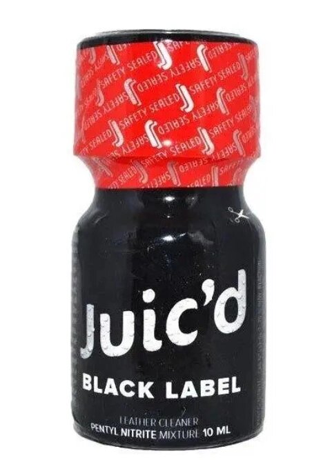 Попперс Juic’d Black Label (Pentyl) 10 мл. от компании Оптовая компания "Sex Opt" - фото 1