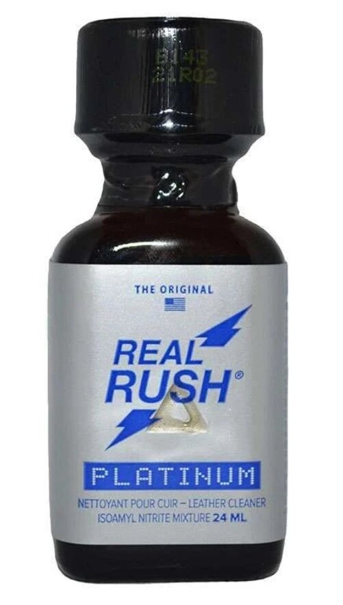 Попперс Real Rush Platinum 24 мл. от компании Оптовая компания "Sex Opt" - фото 1