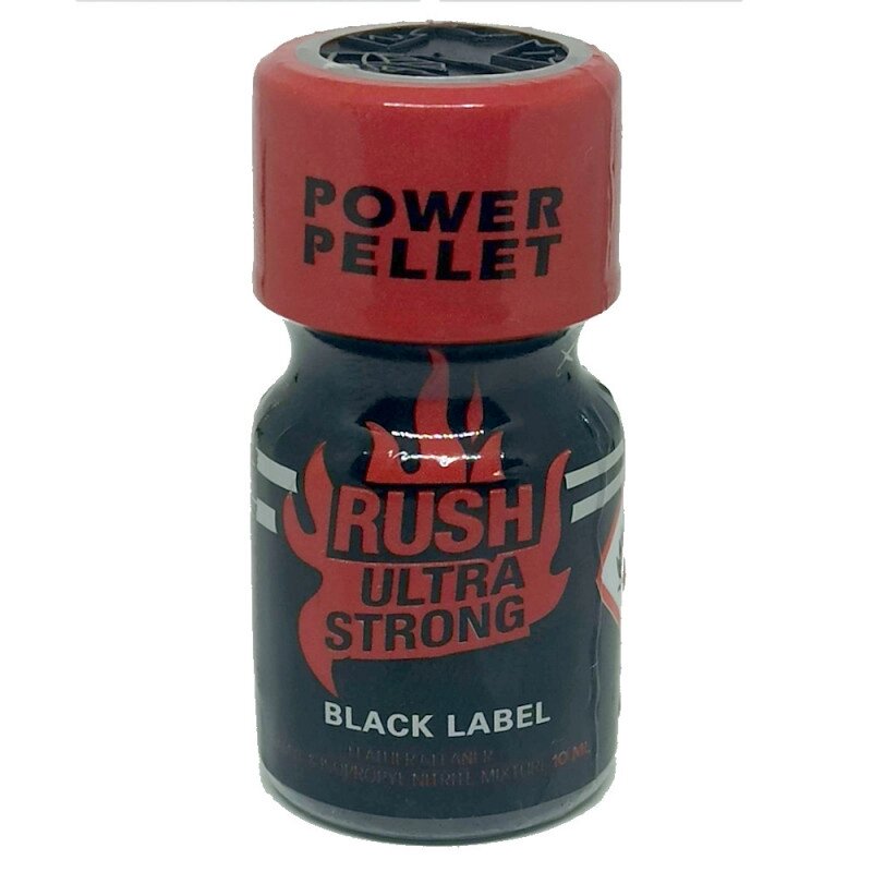 Попперс Rush Ultra strong black (10 мл.) от компании Оптовая компания "Sex Opt" - фото 1