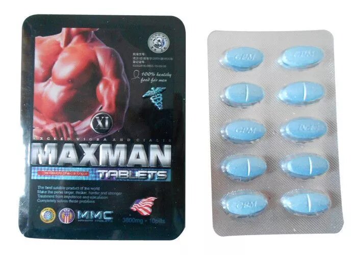 Препарат для потенции "Maxman XI" (10 таб.) от компании Оптовая компания "Sex Opt" - фото 1
