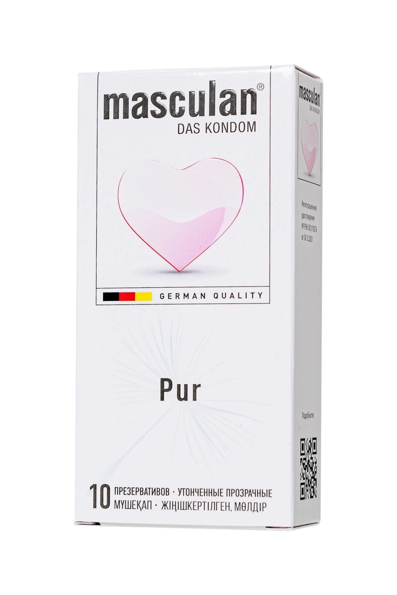 Презерватив Masculan  PUR № 10 (ПУР утонченные прозрачные) от компании Оптовая компания "Sex Opt" - фото 1