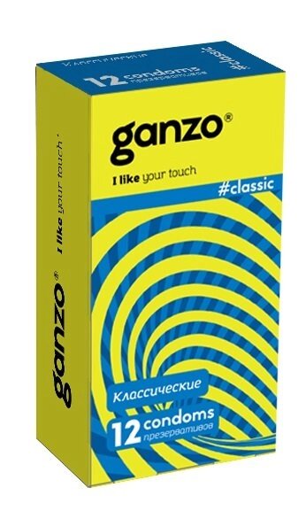Презервативы GANZO CLASSIC №12 (классические с обильной смазкой) от компании Оптовая компания "Sex Opt" - фото 1