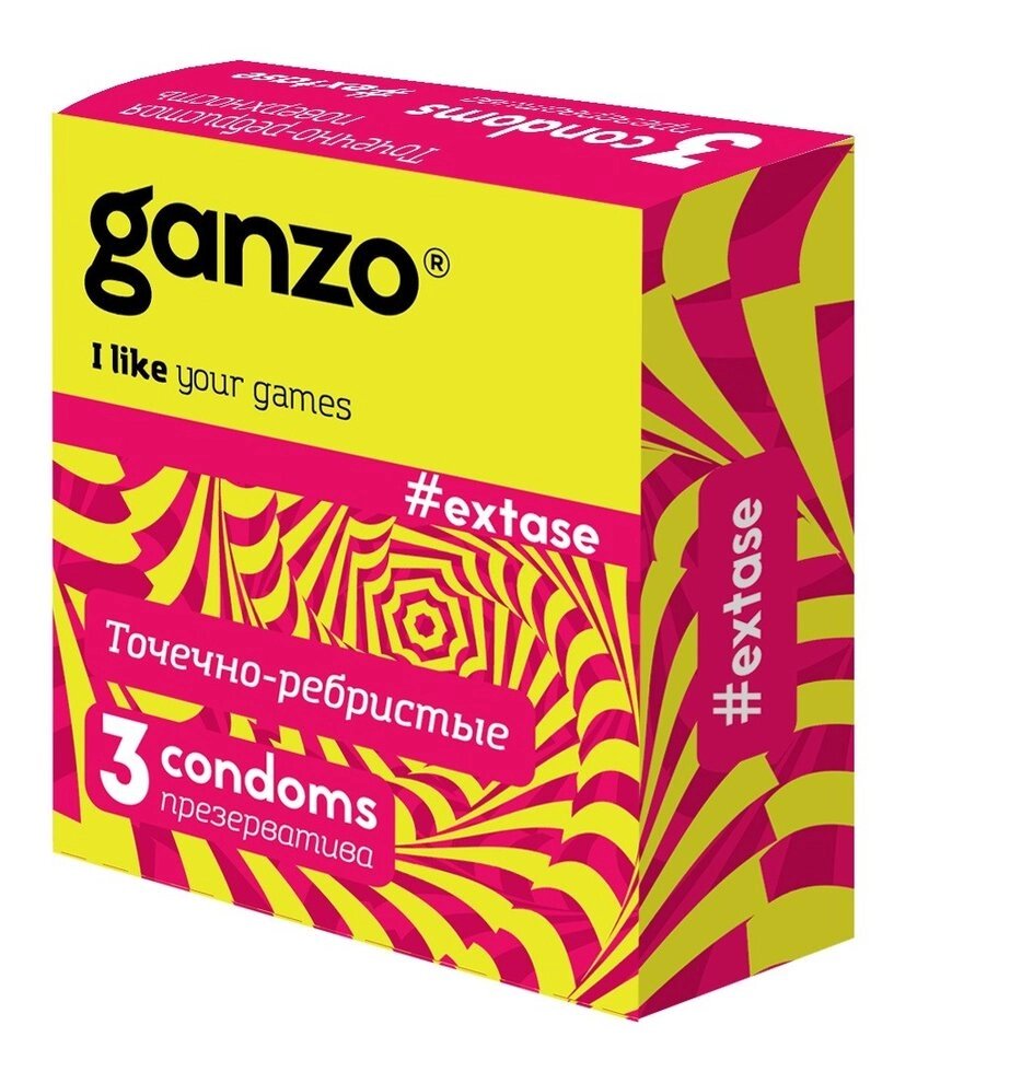 Презервативы GANZO Extase №3 от компании Оптовая компания "Sex Opt" - фото 1