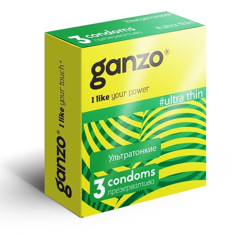 Презервативы GANZO Ultra thin №3 от компании Оптовая компания "Sex Opt" - фото 1