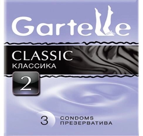 Презервативы Gartelle 3шт, Classic Классика от компании Оптовая компания "Sex Opt" - фото 1