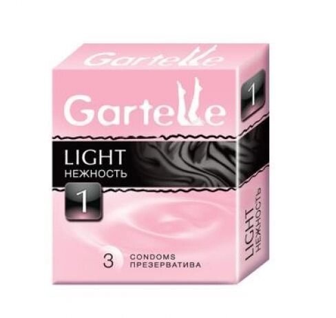 Презервативы Gartelle  3шт, Light Нежность от компании Оптовая компания "Sex Opt" - фото 1