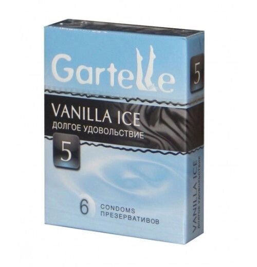 Презервативы Gartelle № 6, Vanilla ice Долгое удовольствие от компании Оптовая компания "Sex Opt" - фото 1