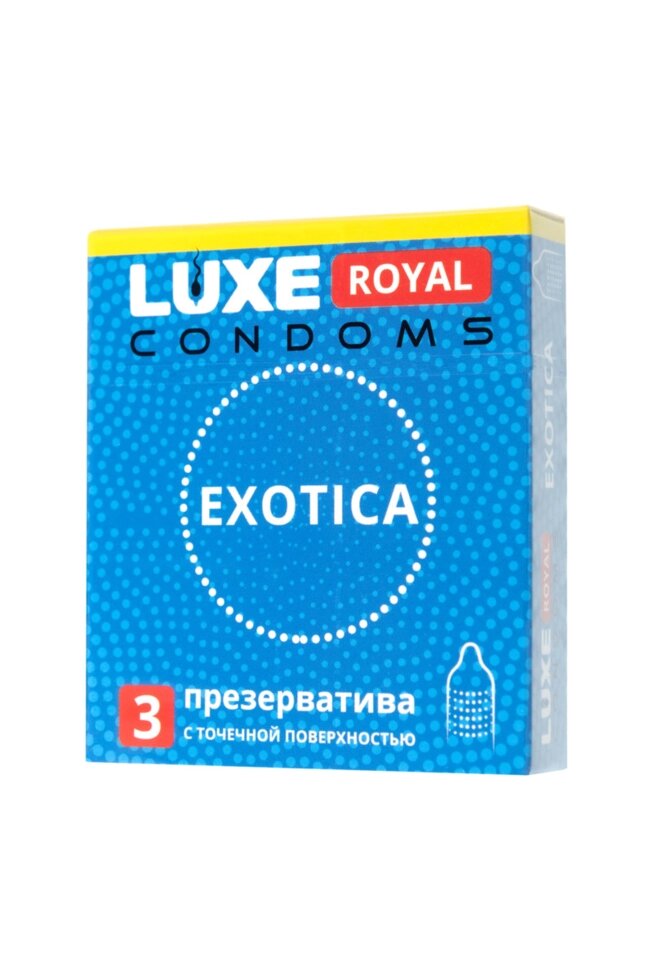 Презервативы LUXE ROYAL Exotica (3 шт.) от компании Оптовая компания "Sex Opt" - фото 1