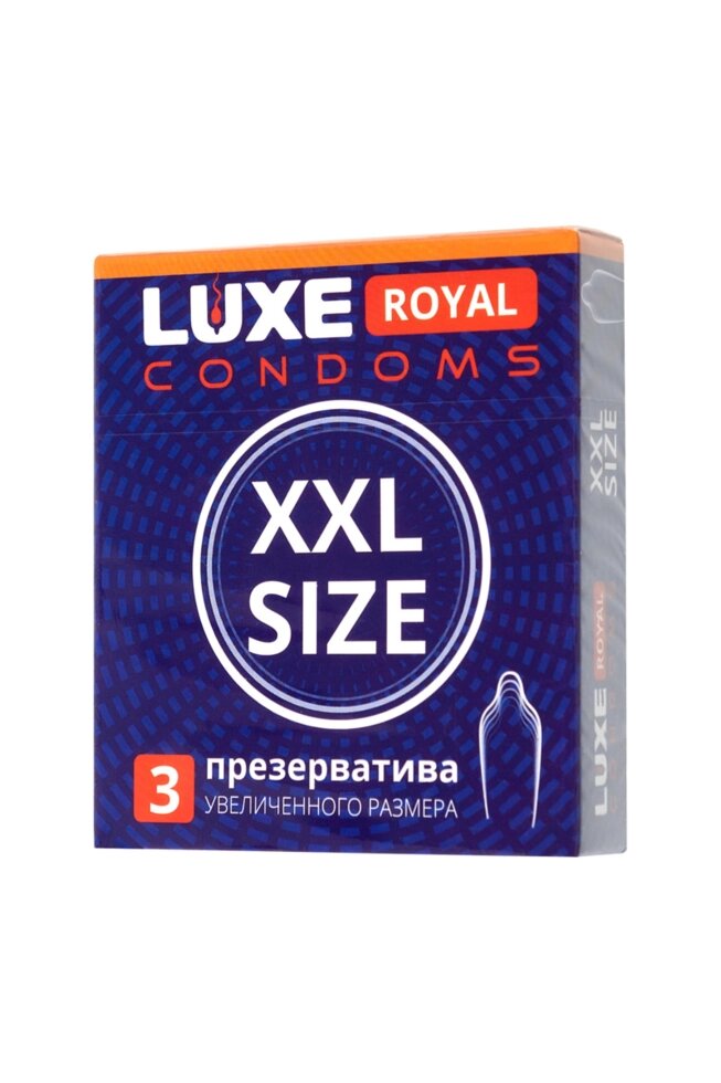 Презервативы LUXE ROYAL XXL Size 3шт. от компании Оптовая компания "Sex Opt" - фото 1