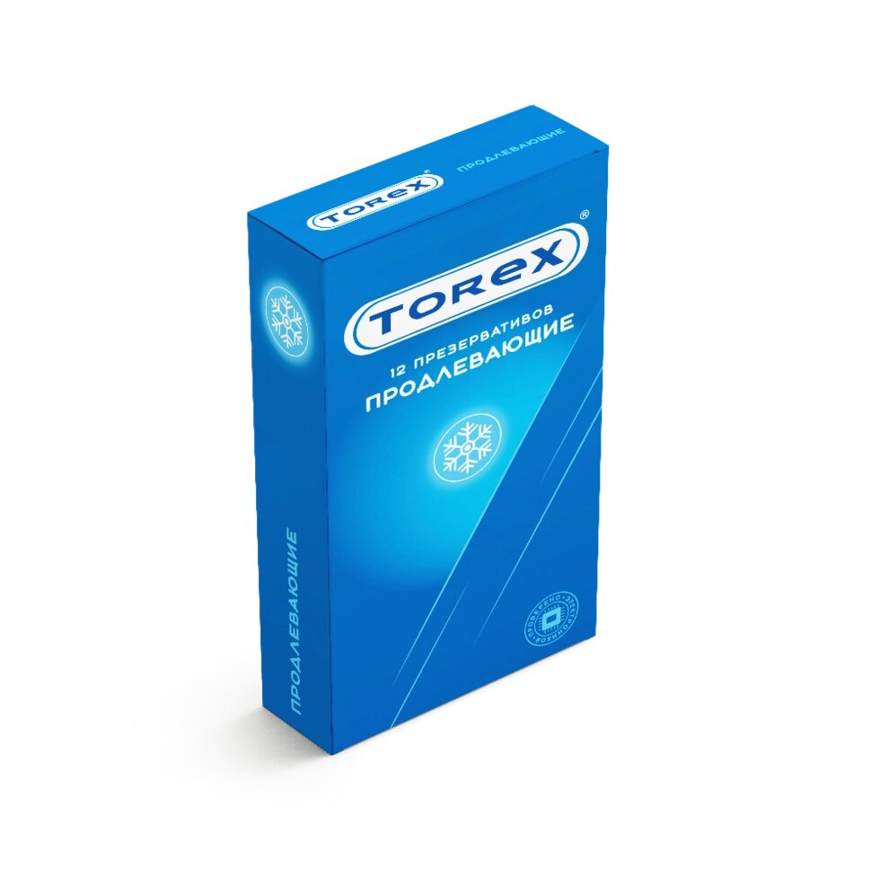 Презервативы продлевающие, гладкие - TOREX 12 шт. от компании Оптовая компания "Sex Opt" - фото 1