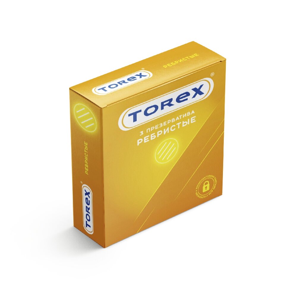 Презервативы ребристые - TOREX 3 шт. от компании Оптовая компания "Sex Opt" - фото 1
