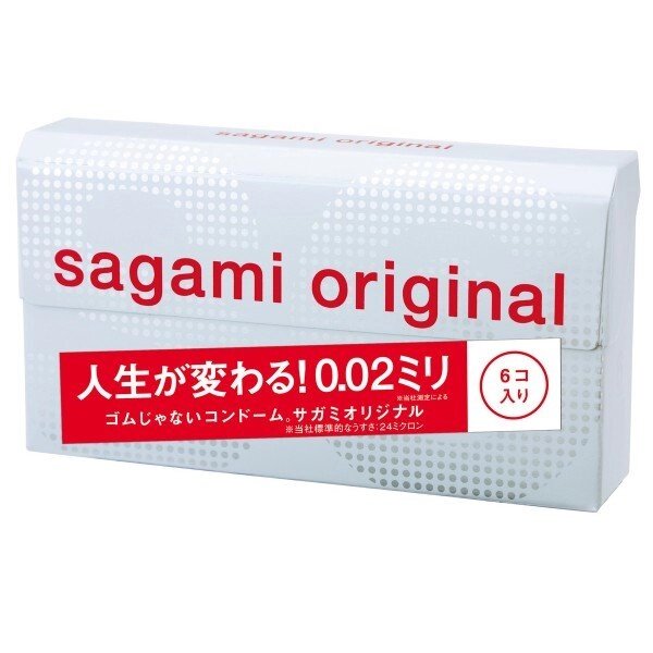 Презервативы SAGAMI Original 002 полиуретановые 6шт. от компании Оптовая компания "Sex Opt" - фото 1